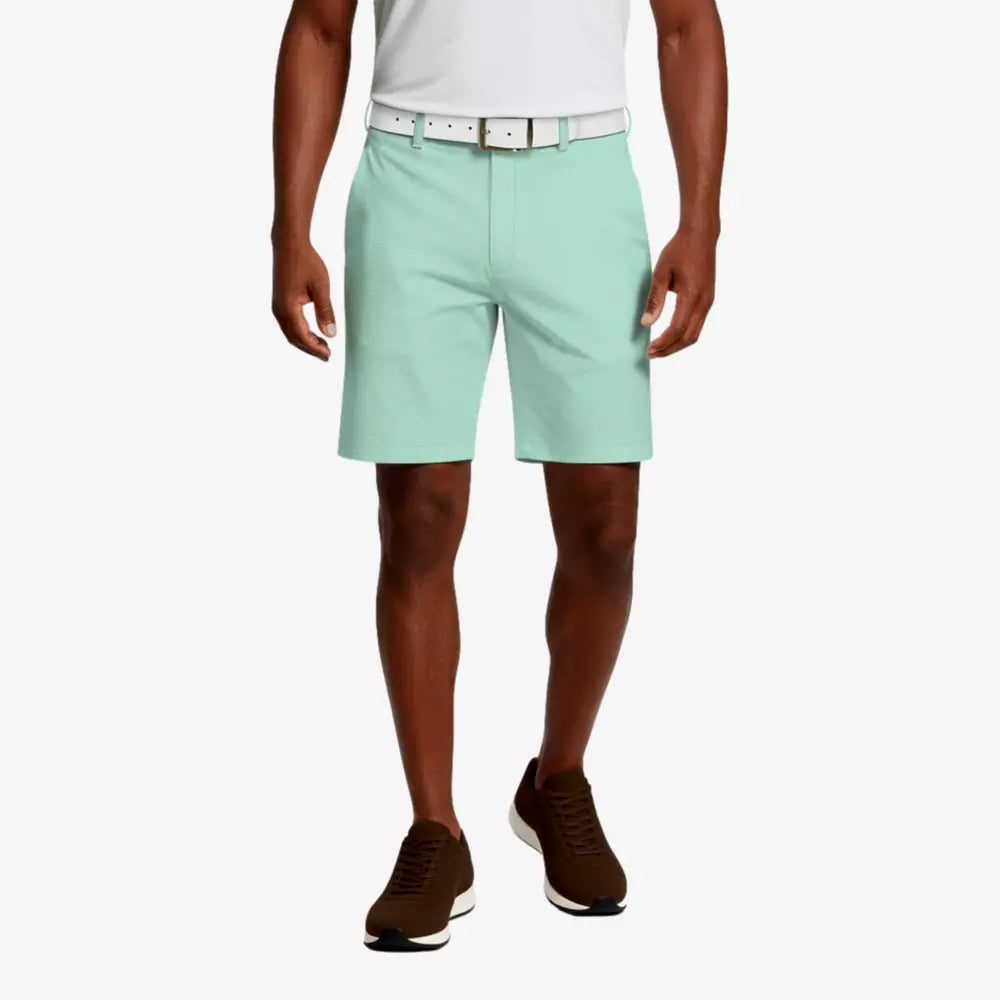 PGA Tour Micro Geo Print Active Waist Men's 8" Golf Shorts (US Size)