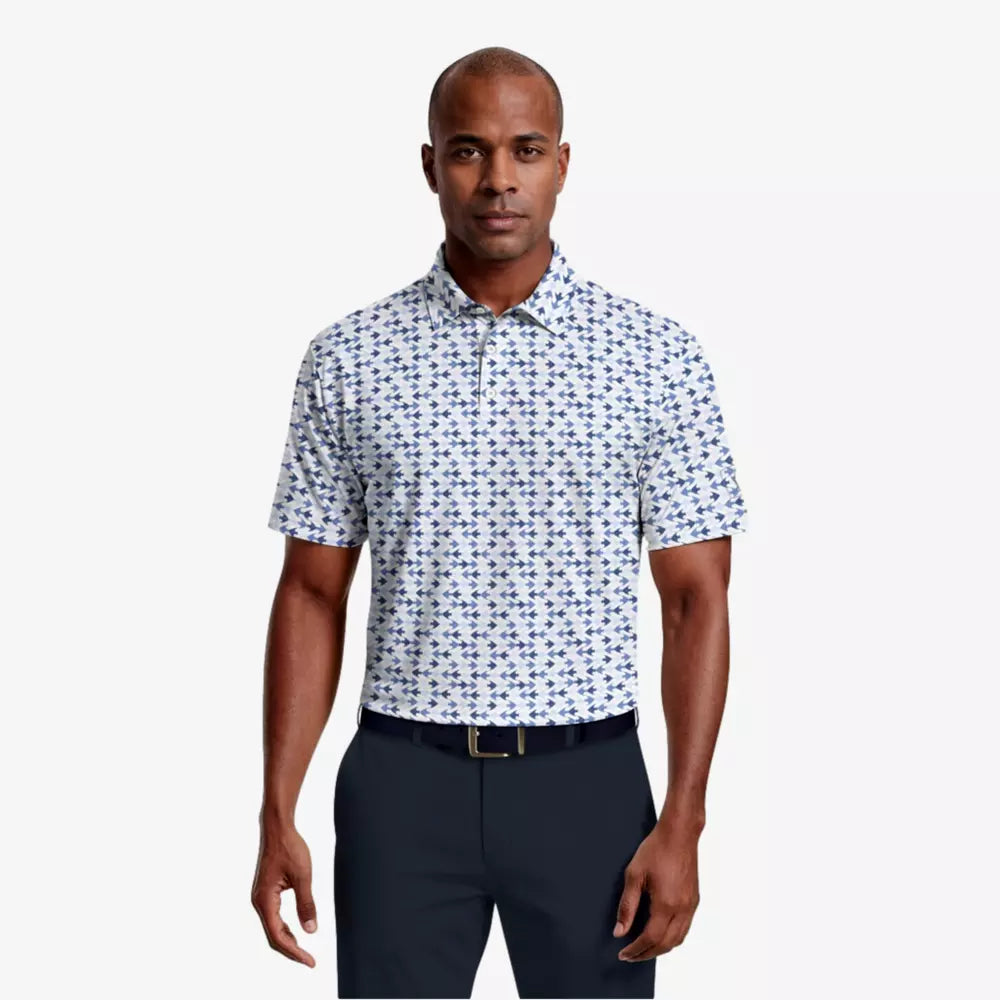 PGA Tour All Over Novelty Printed Men's Golf Polo T-Shirt