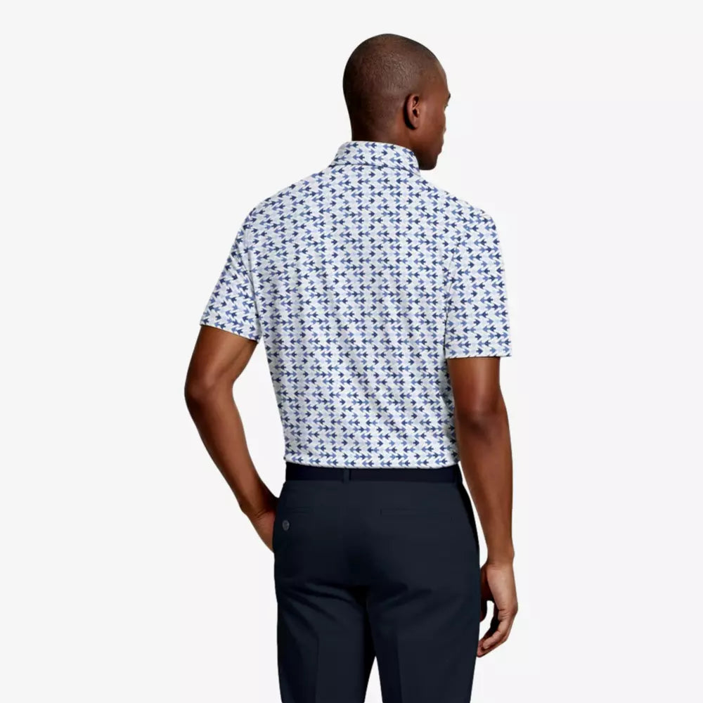 PGA Tour All Over Novelty Printed Men's Golf Polo T-Shirt