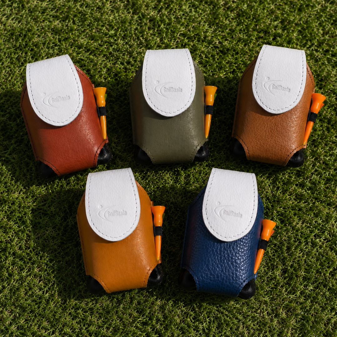 GolfBasic Leather Ball Pouch 2.0