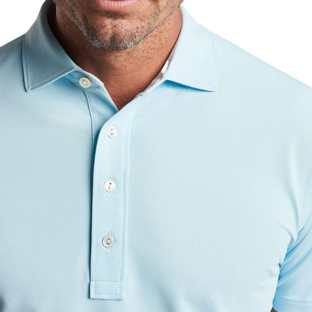 Peter Millar Men's Crown Crafted Soul Performance Mesh Polo T-shirt (Hard collar)