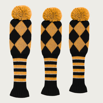 GolfBasic Knitted Head Covers (Set of 3 pcs)