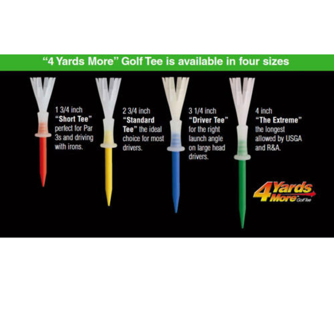 4 Yards More Variety Golf Tee