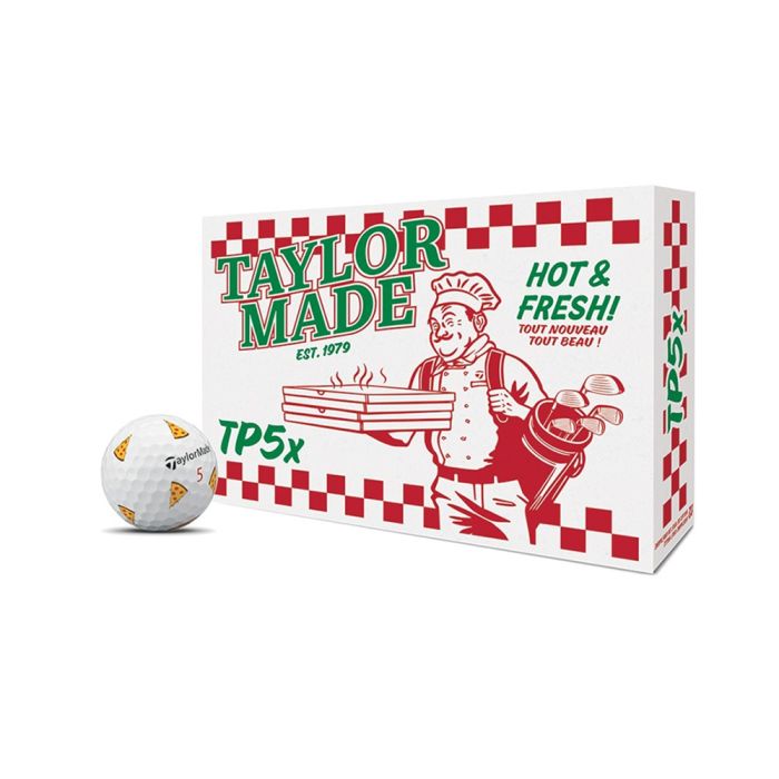 Taylormade TP5x pix Pizza Party Golf Balls (New Edition)