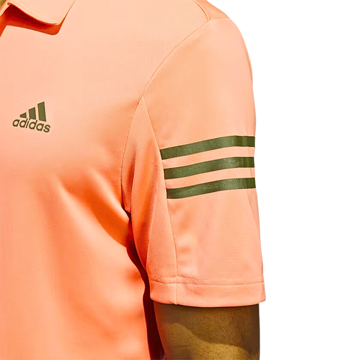 Adidas Men's 3 Stripes Golf Polo T-Shirt (US Size)