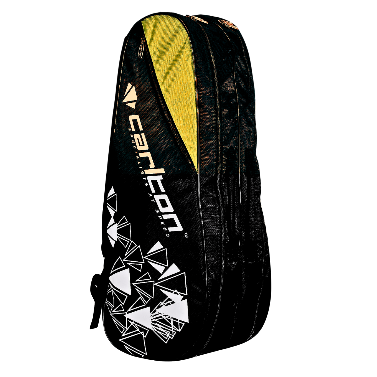 Carlton Vapour Trial 2 Compartment Badminton Kit Bag (Black/Yellow)