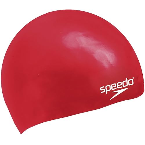 Speedo unisex Kids  Plain Moulded Silicon Swim Cap