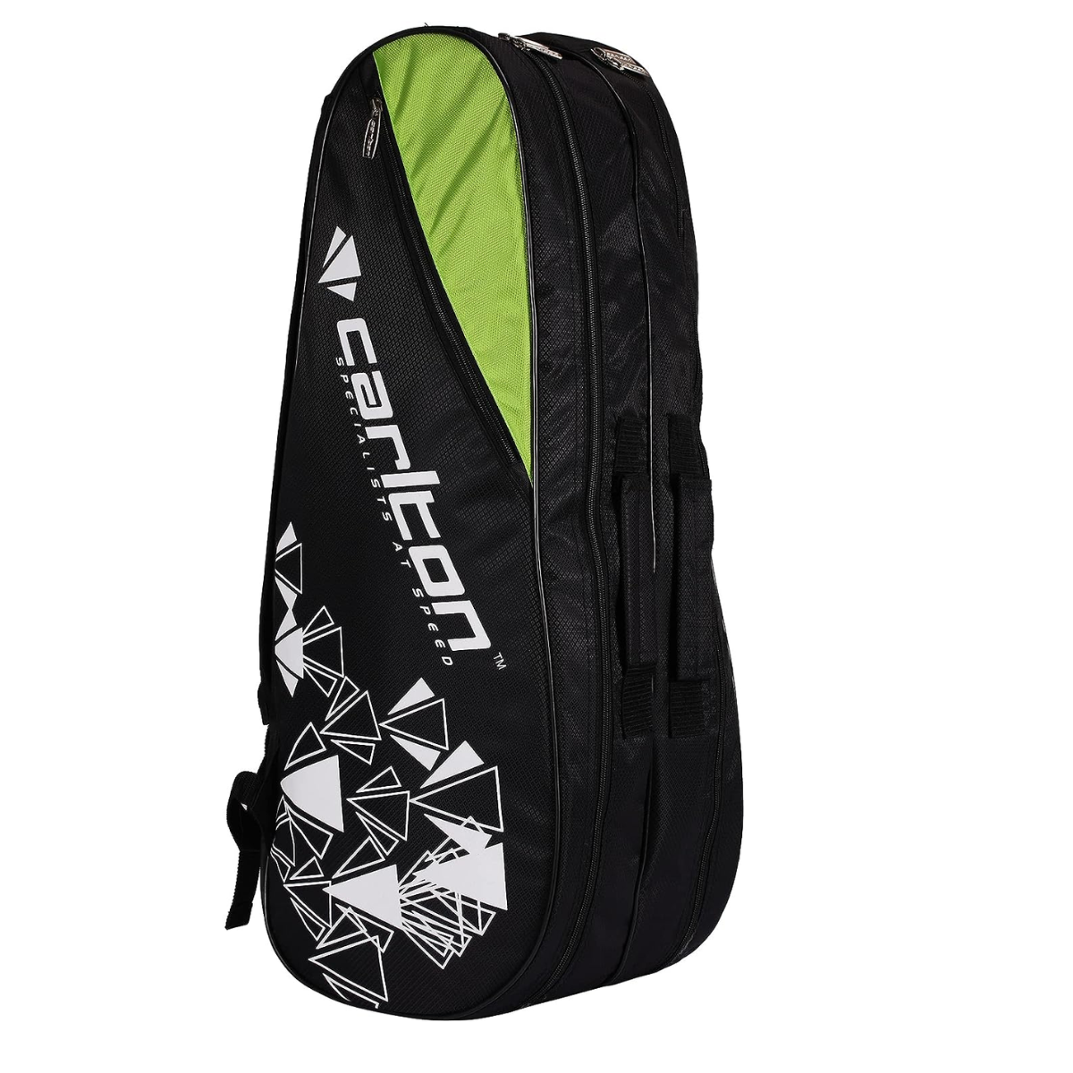 Carlton Vapour Trial 2 Compartment Badminton Kit Bag (Black/Green)