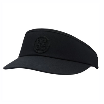 G/FORE Circle Gs Stretch Twill Golf Visor - Onyx
