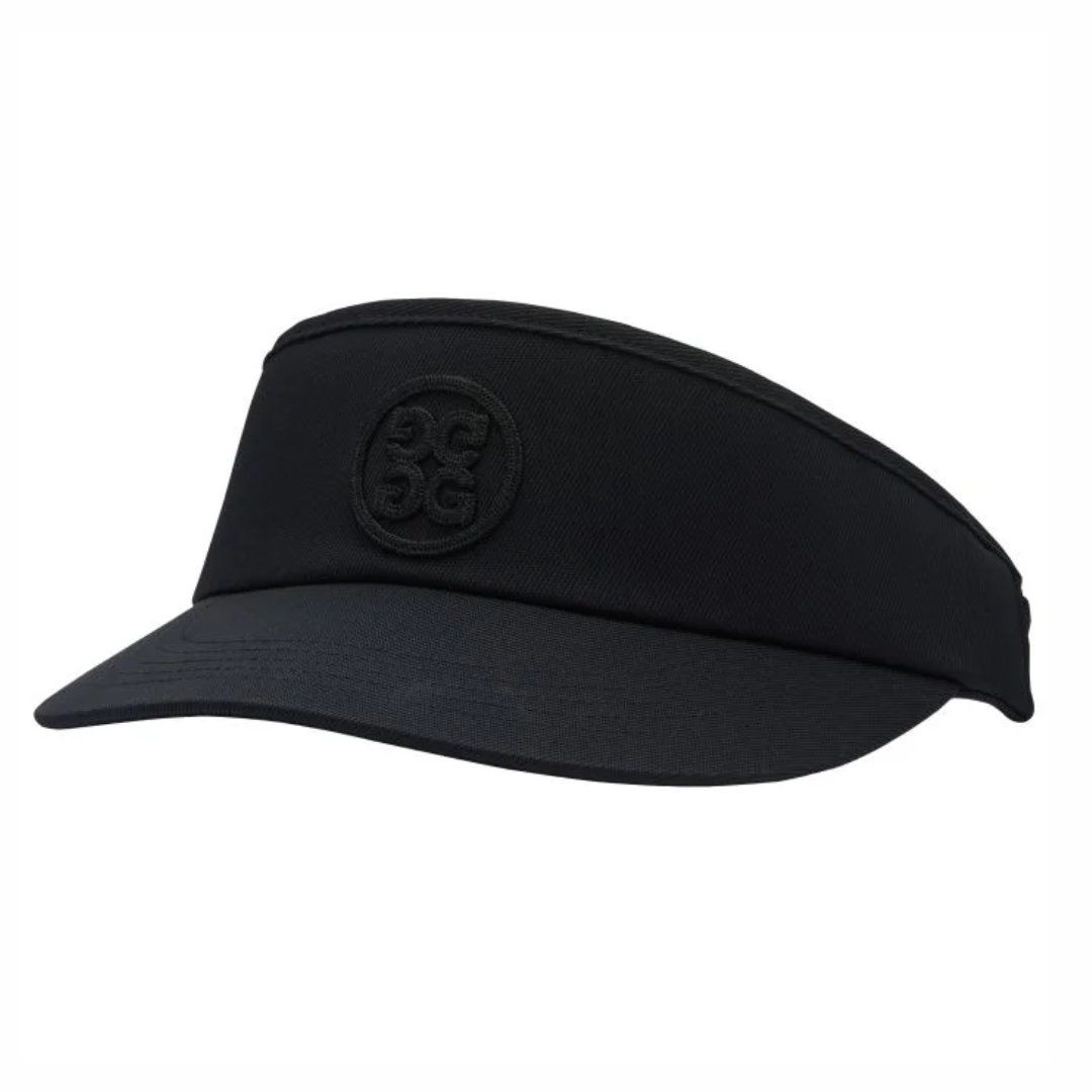 G/FORE Circle Gs Stretch Twill Golf Visor - Onyx