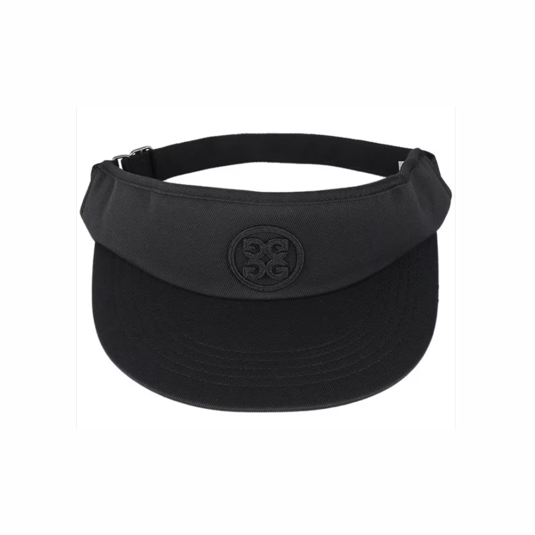 G/FORE Circle Gs Stretch Twill Golf Visor - Onyx
