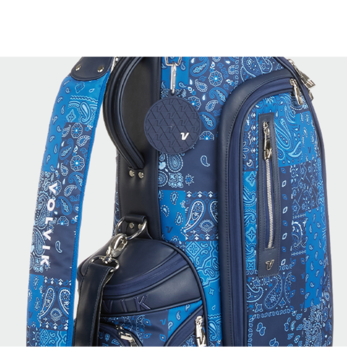 Volvik Prime Paisley Wheeled Caddie Bag
