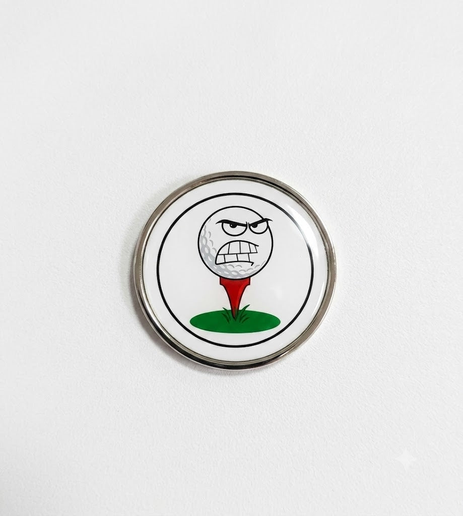 Angry Ball Magnetic Marker & Hat Clip