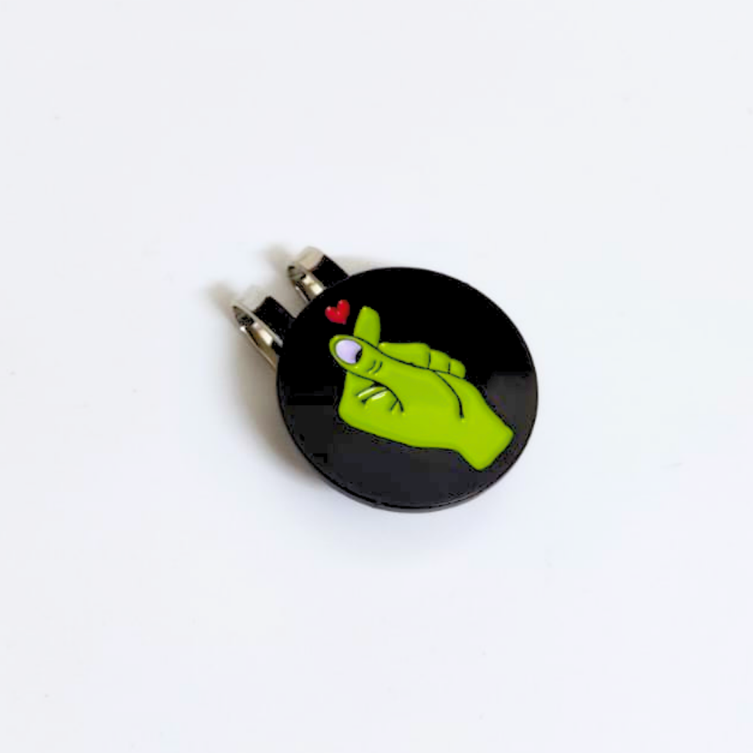 Lucky Heart Ball Marker & Magnetic Cap Clip