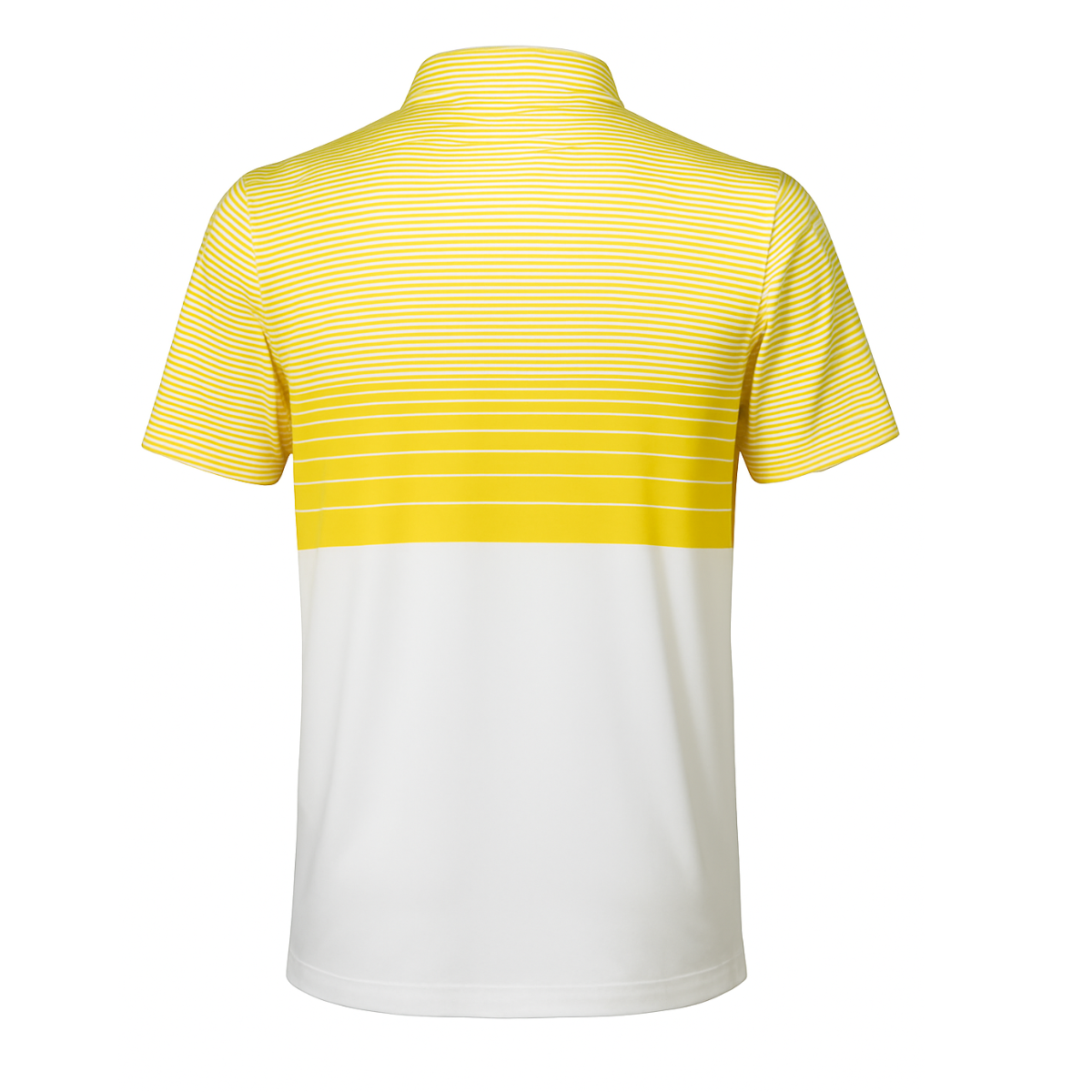 Firstcut Men's Golden Horizon Stripe Golf Polo T-Shirt (Indian Size)