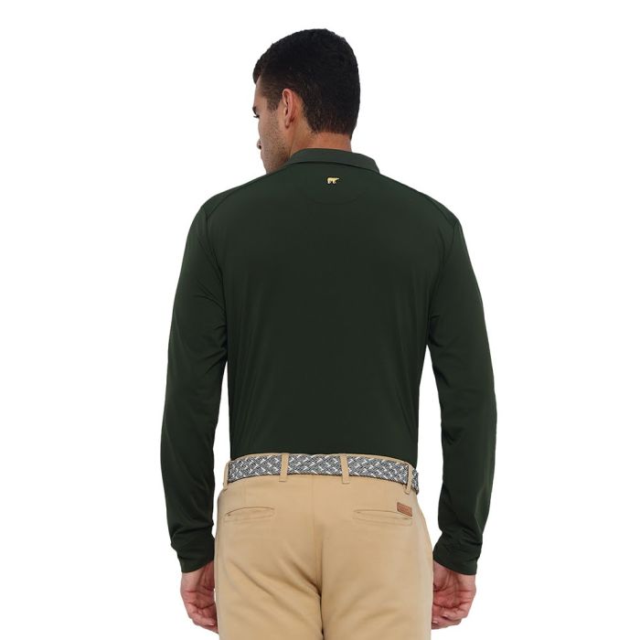 Jack Nicklaus Men’s Euro Detail Performance Long Sleeve Golf T-Shirt