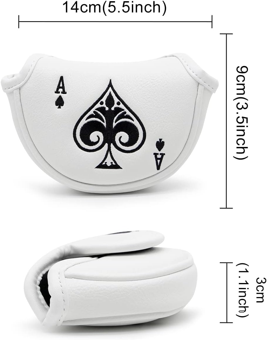 GolfBasic PU leather Half Mallet Putter Head Cover