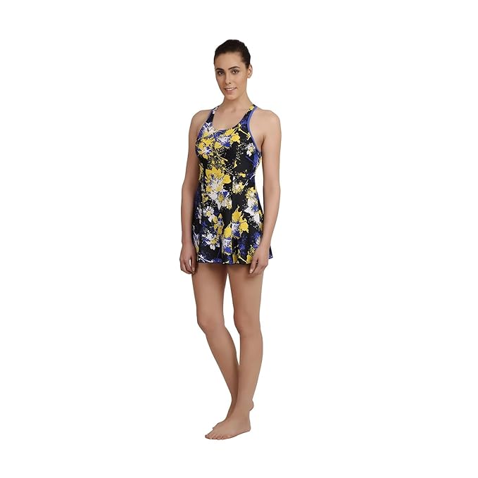 Speedo Women's Endurance 10 Printed Swimdress with boyleg