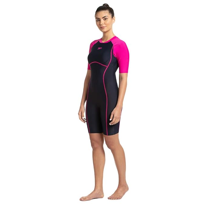 Speedo Women's Endurance Essential Splice Kneesuit Swimwear