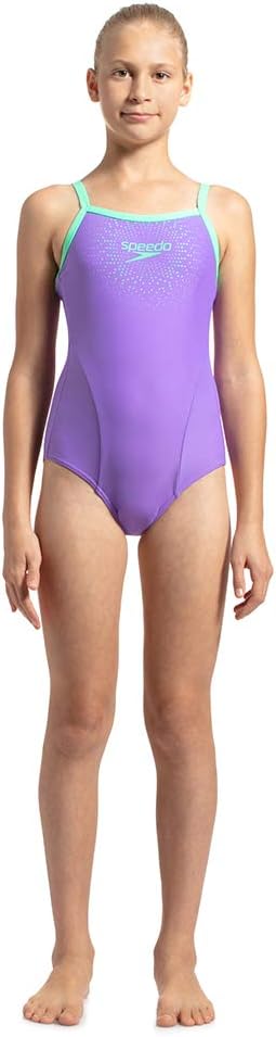 Speedo Thinstrap Muscleback One-Piece For Girls
