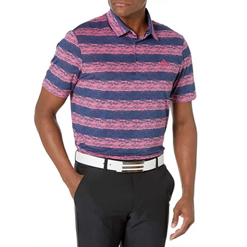 Adidas Men's Painted Stripe Mesh Polo T-Shirt (US Size)