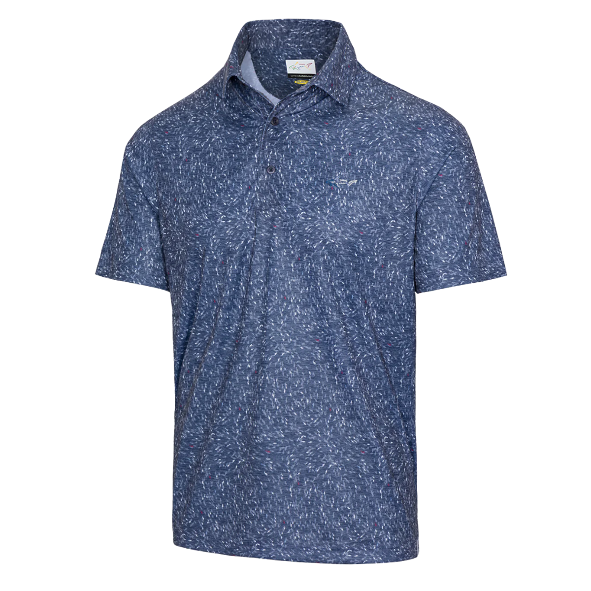 Greg Norman ML75 Mini Shark Print Polo T-Shirt (US Size)|Asiansports.in