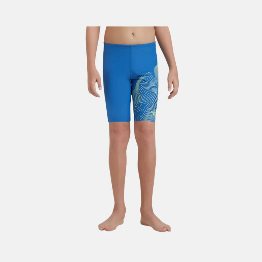 Speedo Boy's Tide Print Sports Gala Logo Jammer