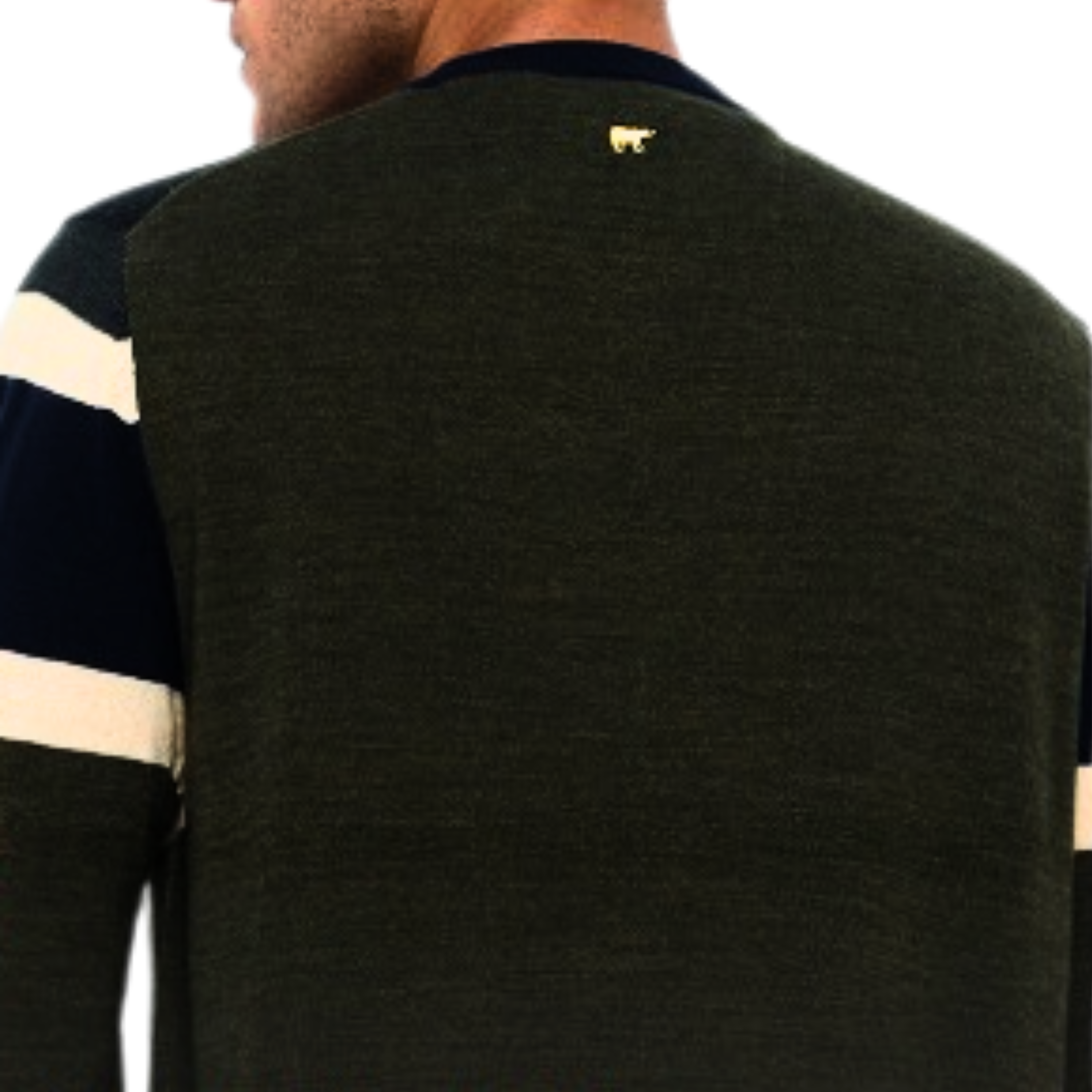 Jack Nicklaus Men’s Birdseye Stripe Merino Blend Sweater