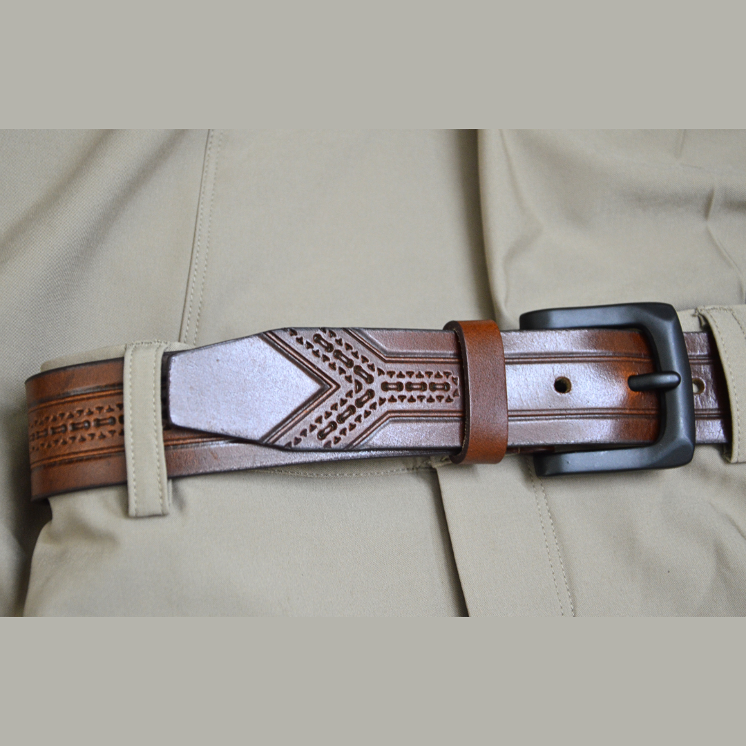 GolfBasic Elite 300 Leather Belt for Men