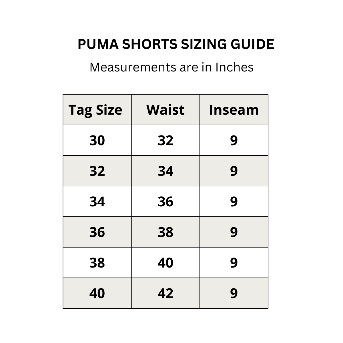 Puma 101 Men's Golf Shorts (US Size)