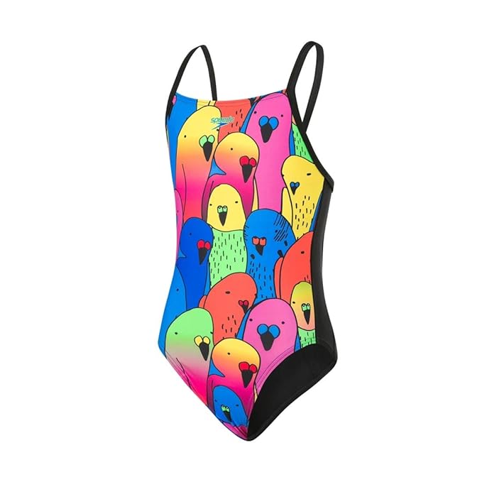 Speedo Kid's PLM Digi Tsrp Xbck Girls Swimwear