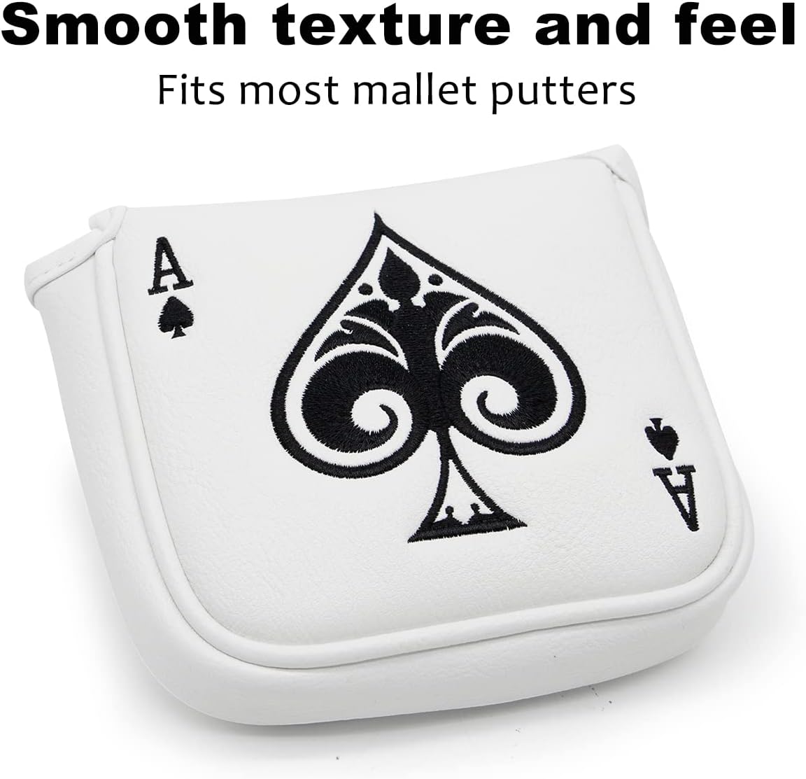 GolfBasic PU leather Square Mallet Putter Head Cover