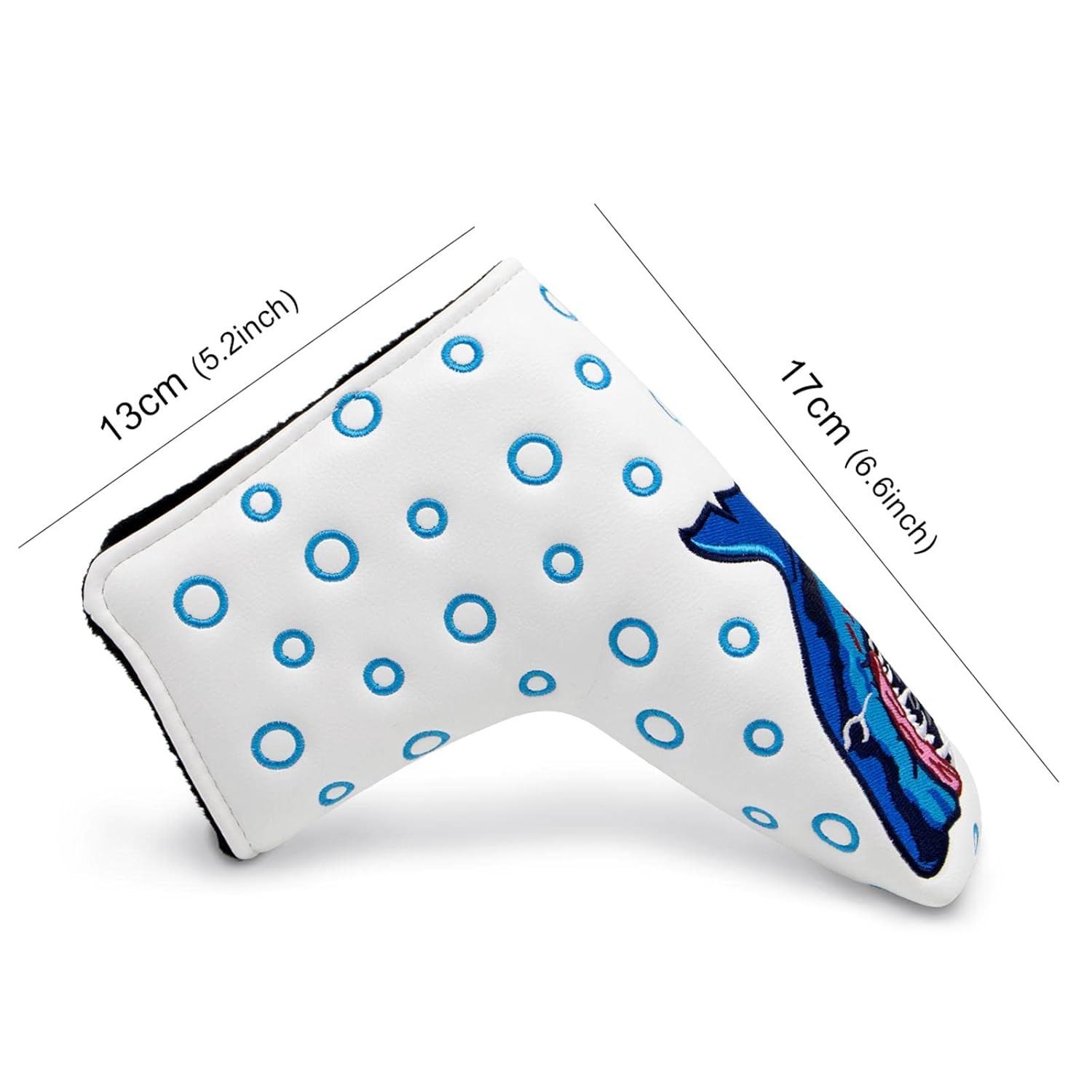 GolfBasic Shark Golf Blade Putter Cover