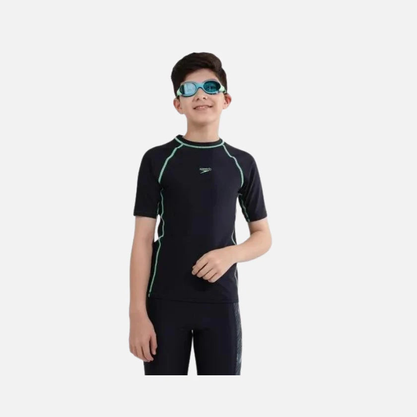 Speedo Boy's Endurance 10 Short Sleeve Suntop