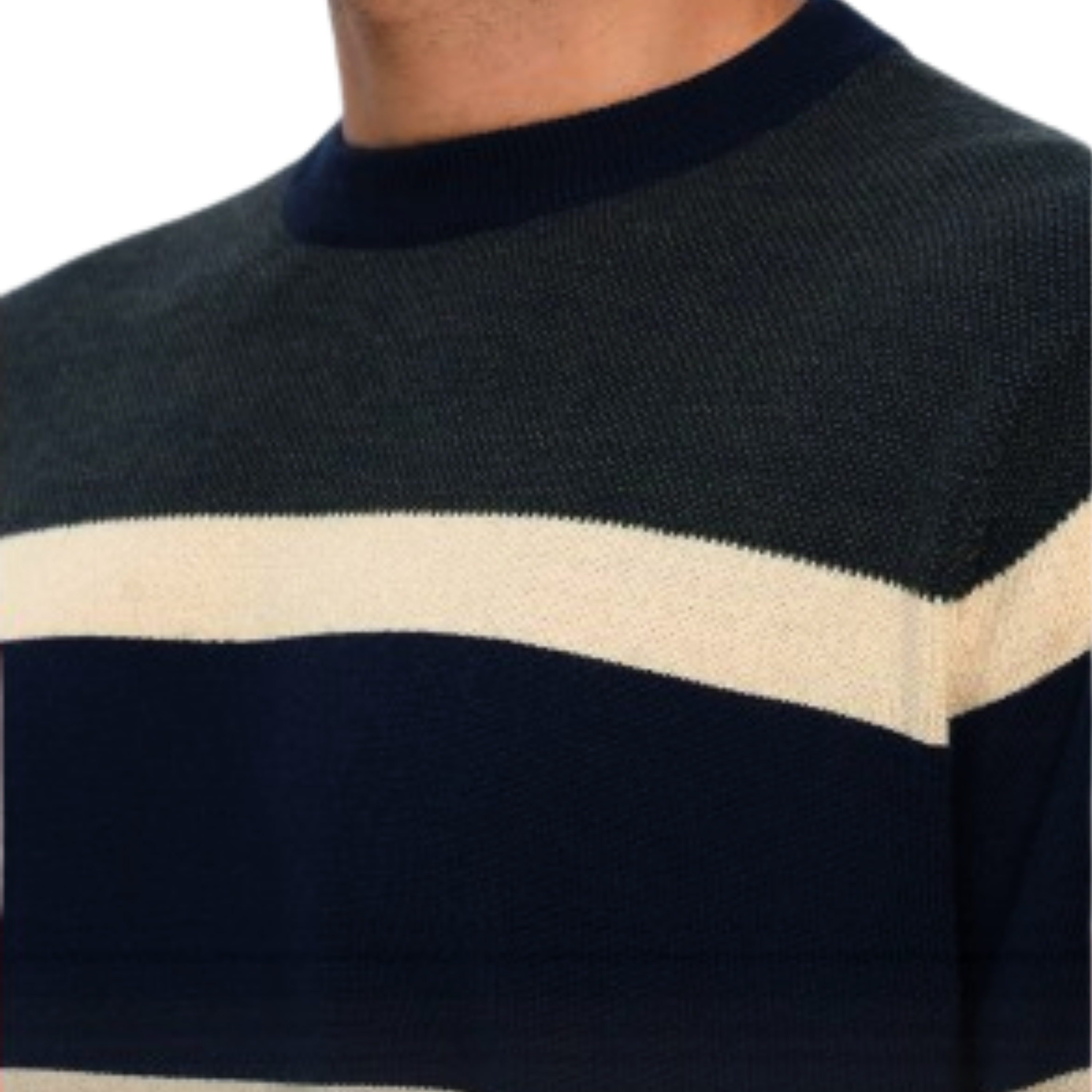 Jack Nicklaus Men’s Birdseye Stripe Merino Blend Sweater