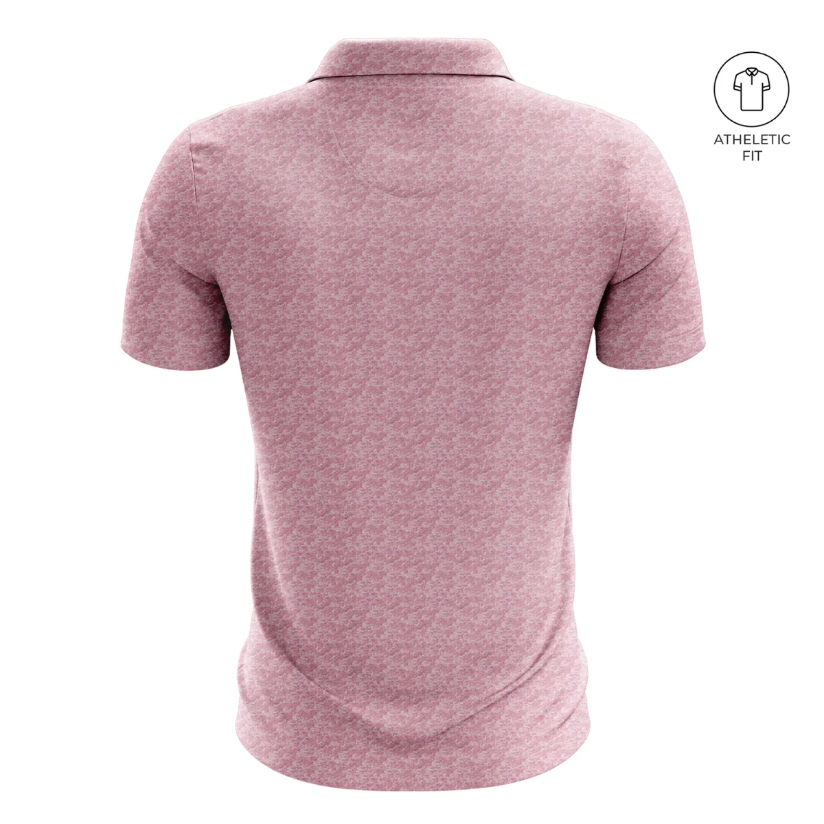 Greg Norman Men’s Blush Fairway Golf Athletic Fit Polo (US Size)