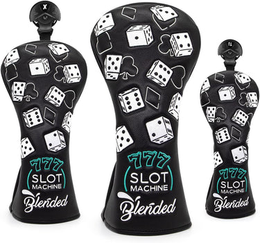 GolfBasic Lucky 777 Golf Headcover Set