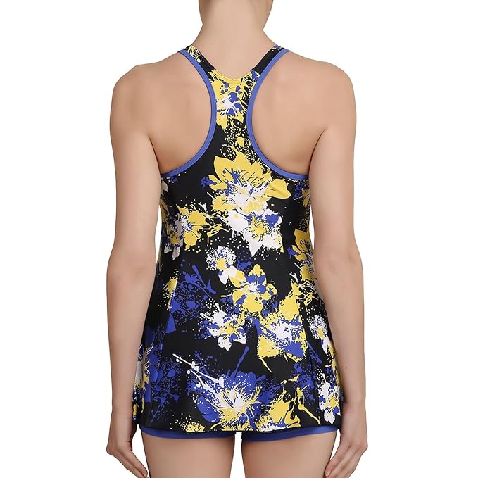 Speedo Women's Endurance 10 Printed Swimdress with boyleg