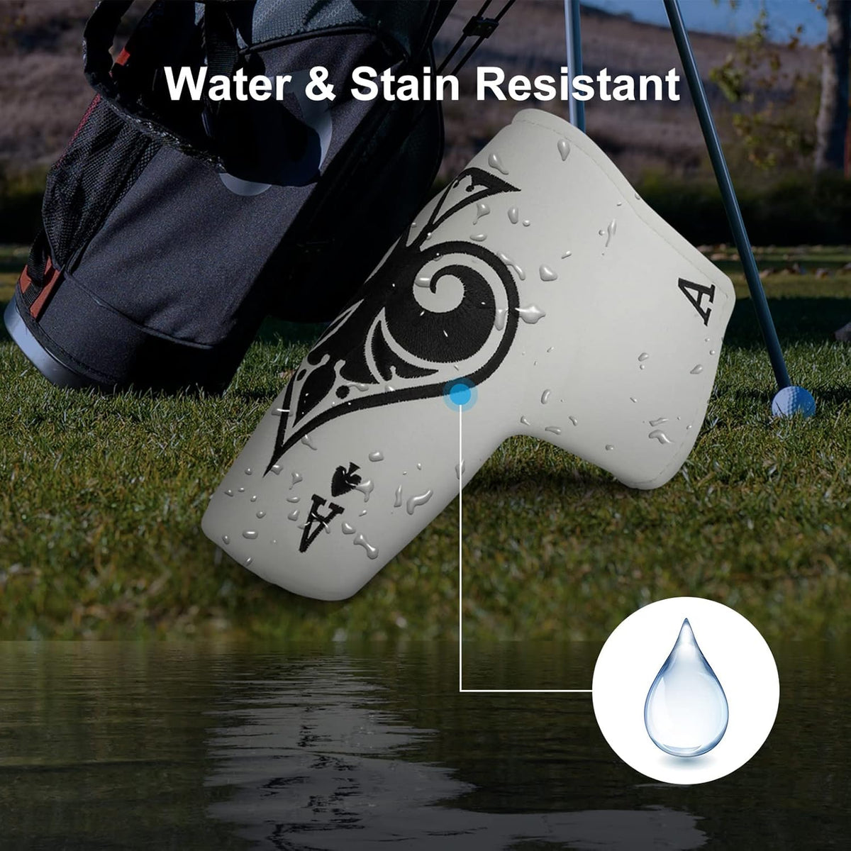 GolfBasic GonaFit Golf Blade Putter Cover
