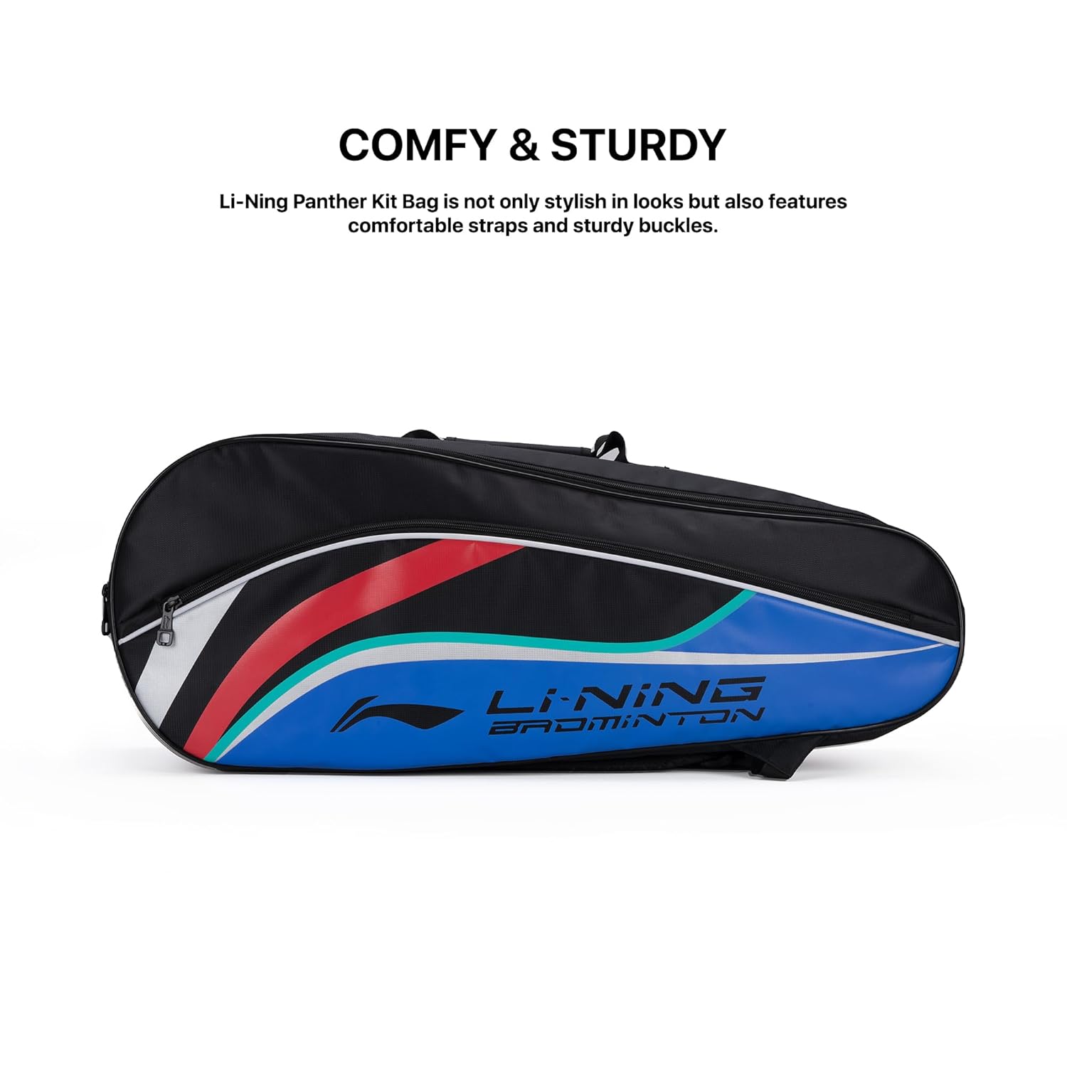 Li-Ning Panther Double Zipper Polyester Badminton Kit Bag