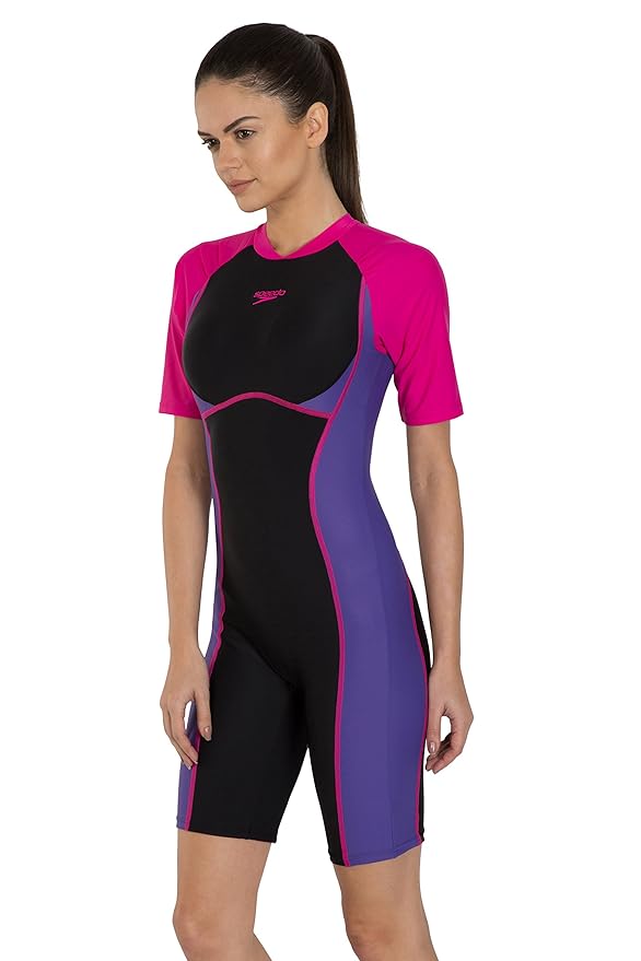 Speedo Women's Endurance Essential Splice Kneesuit Swimwear