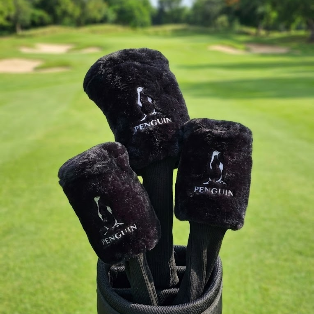 Penguin Fur Head Cover (set of 3 pcs)