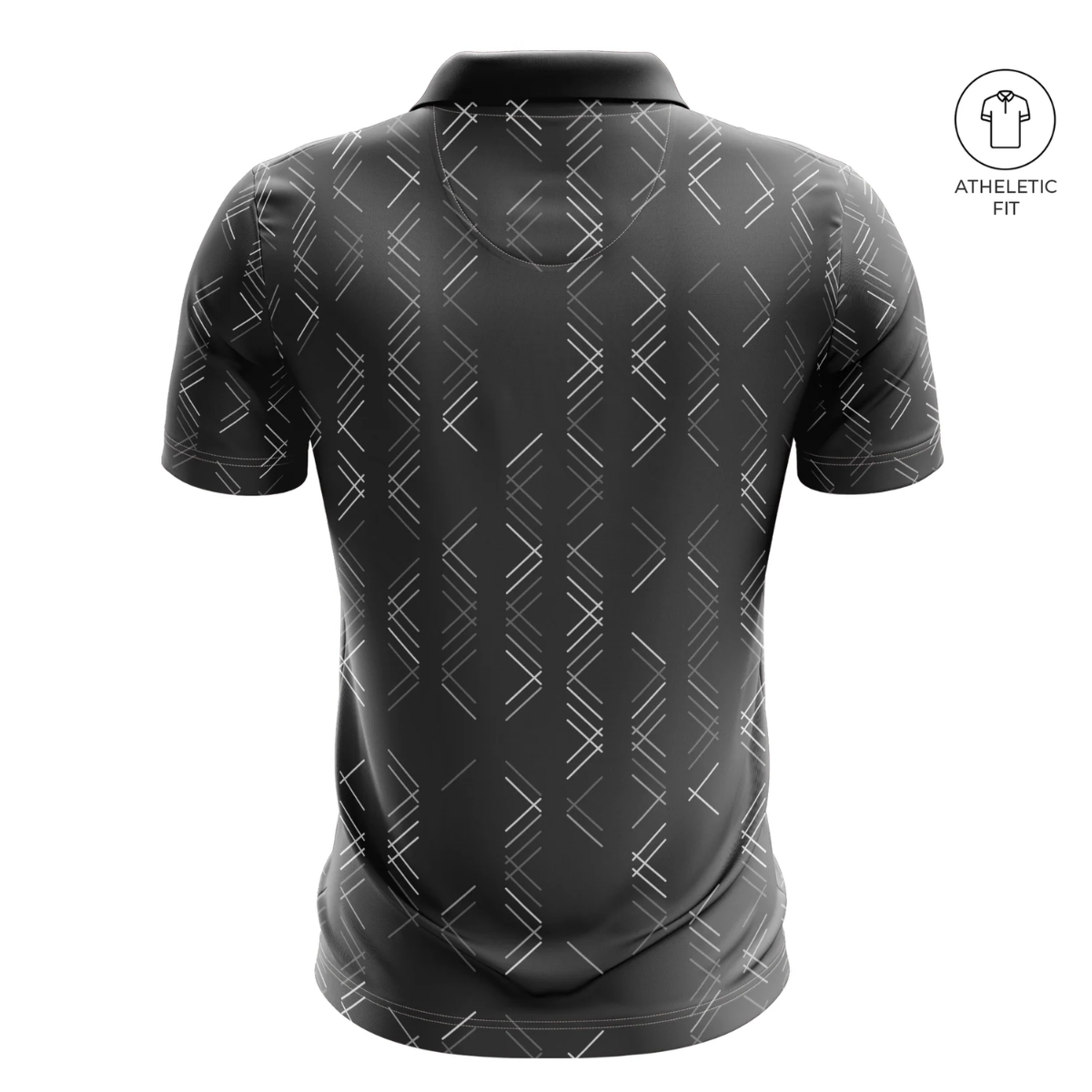 Greg Norman Men's Graphical Trail Golf Polo Tshirt (US Size)