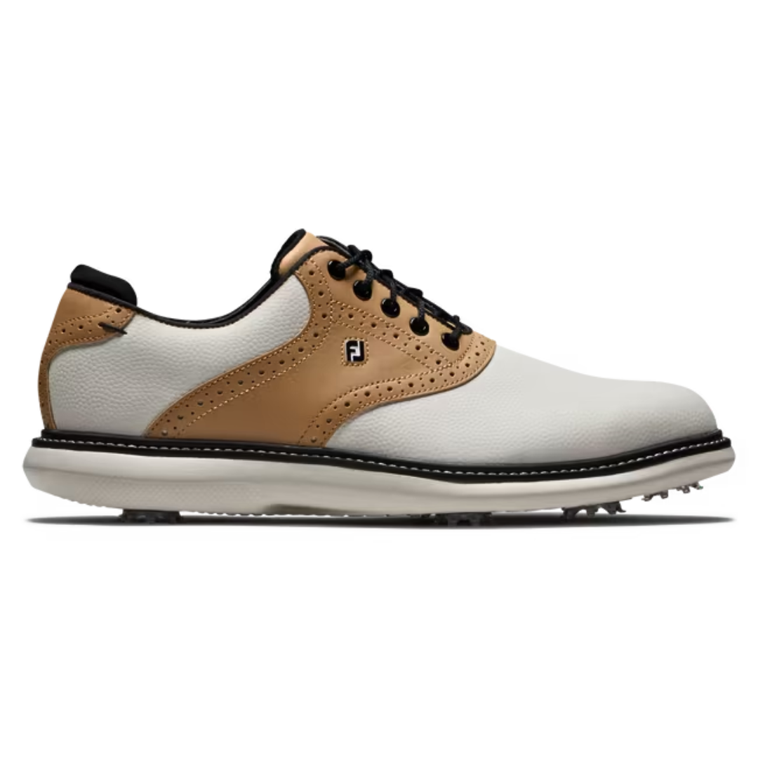 FootJoy Traditions Natural Luxe XW Spiked Golf Shoes