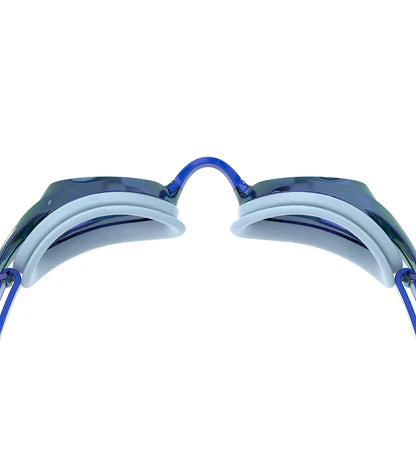 Speedo Unisex Adult Vanquisher 3.0 Mirror Blue Lens Swim Goggles - Blue