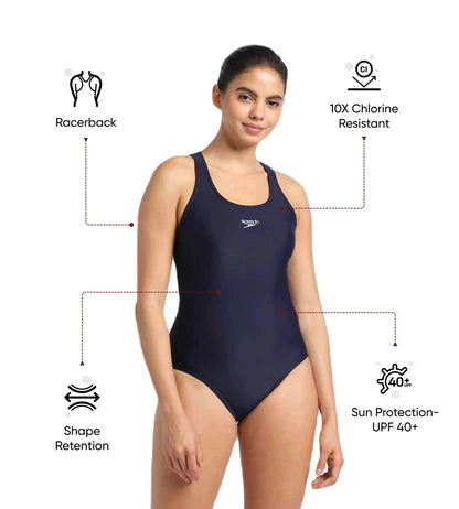 Speedo Women's Lycra Racerback One Piece Swimwear