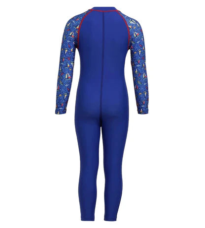 Speedo Boy's Recycled Endurance 10 Printed All In One Suit
