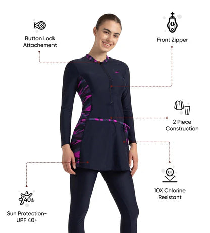 Sppedo Women's Enduraflex Two Piece Closedback Full Body Suit