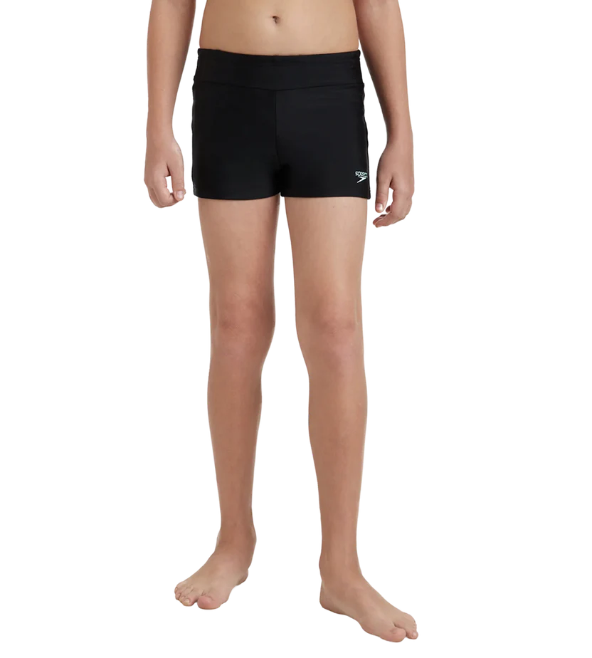 Speedo Boy's Endurance10 Essential Houston Aqushort - Black & Arctic Glass