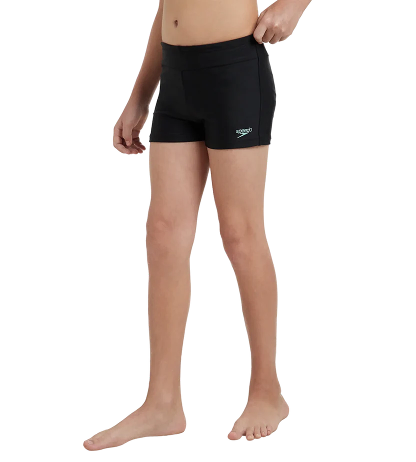 Speedo Boy's Endurance10 Essential Houston Aqushort - Black & Arctic Glass